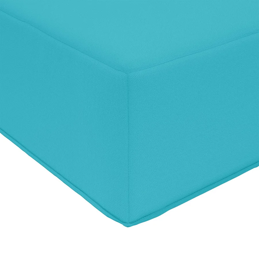Coussin de canapé d'extérieur Turquoise 60 x 60 x 8 cm - 6