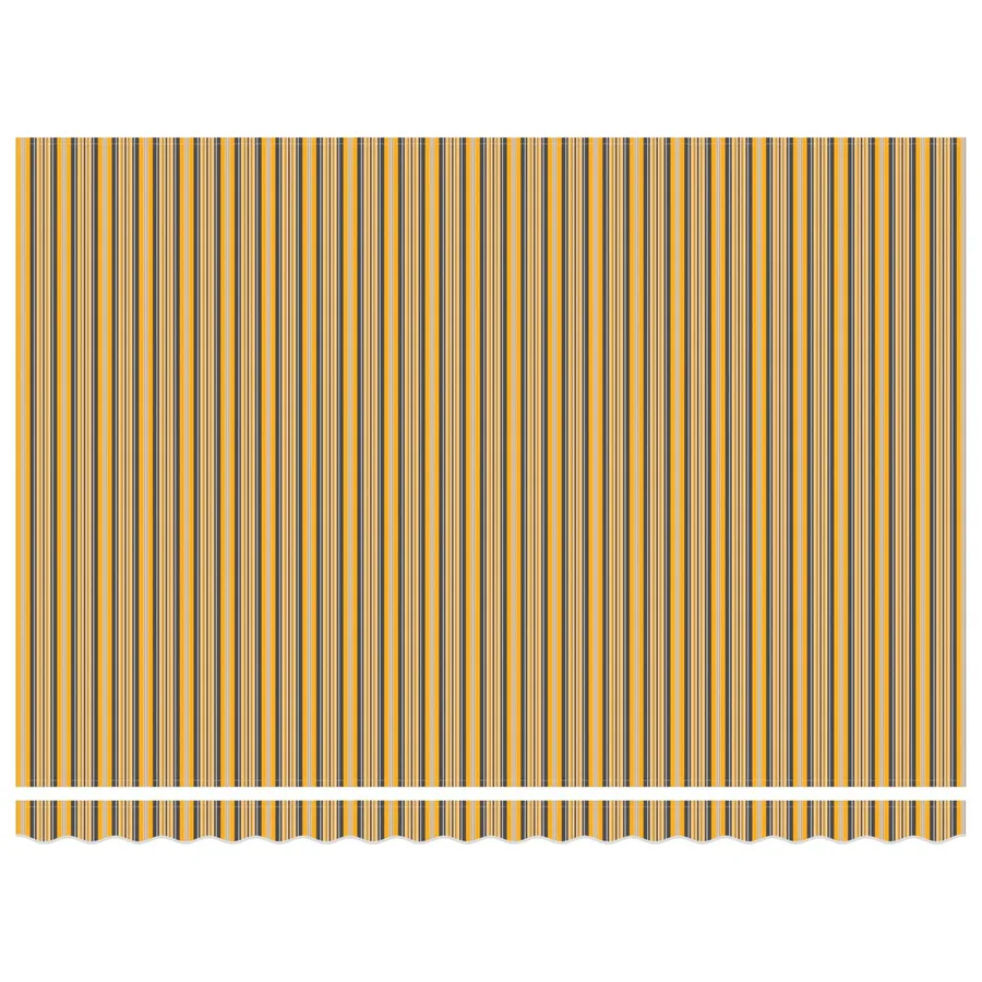Auvent rétractable électrique Jaune, Gris, Anthracite 5 x 3 m - 6