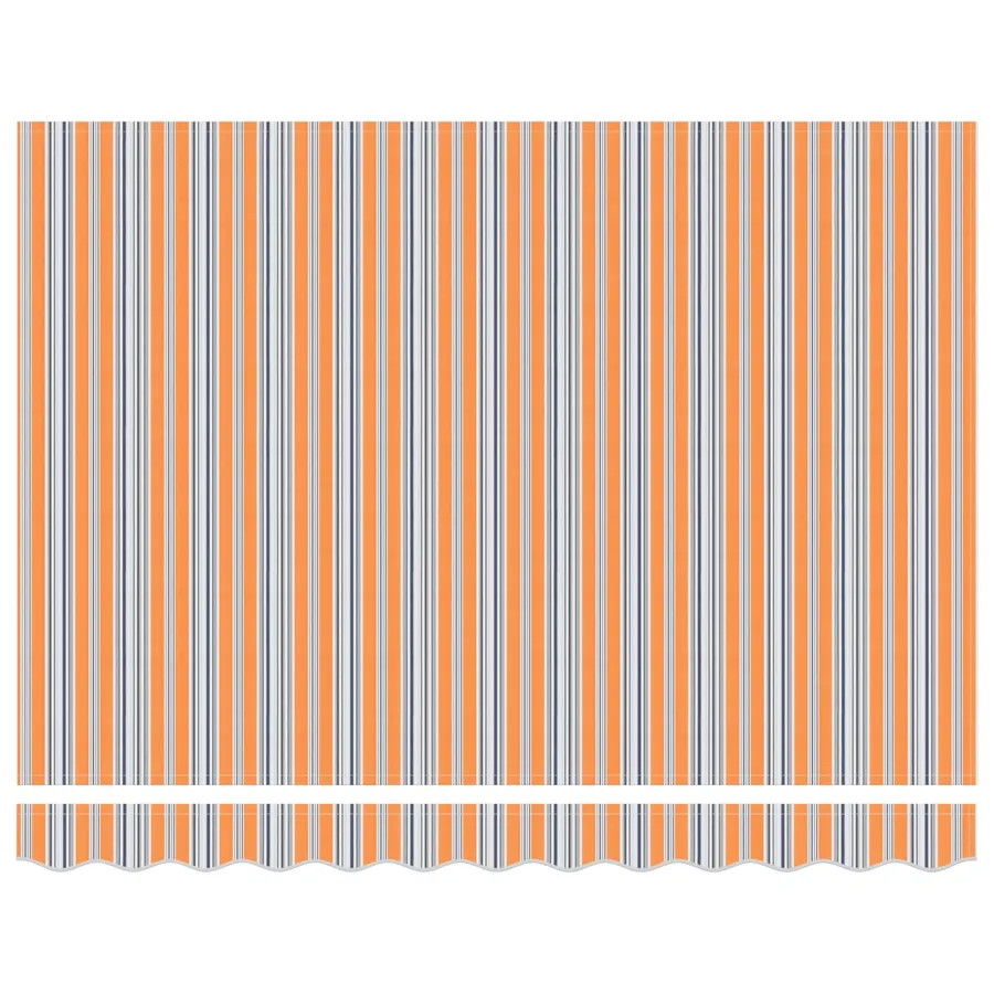 Auvent rétractable électrique Orange, Gris, Bleu, Blanc - 6