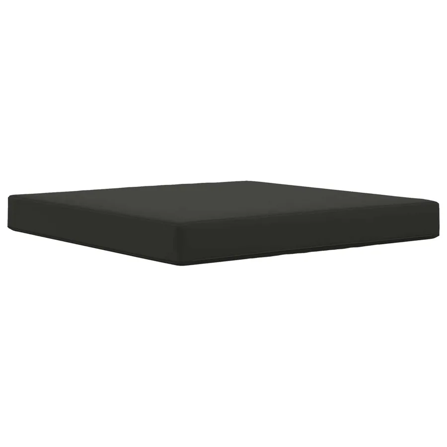 Coussin de canapé d'extérieur Noir 80 x 80 x 8 cm Polyester - 5