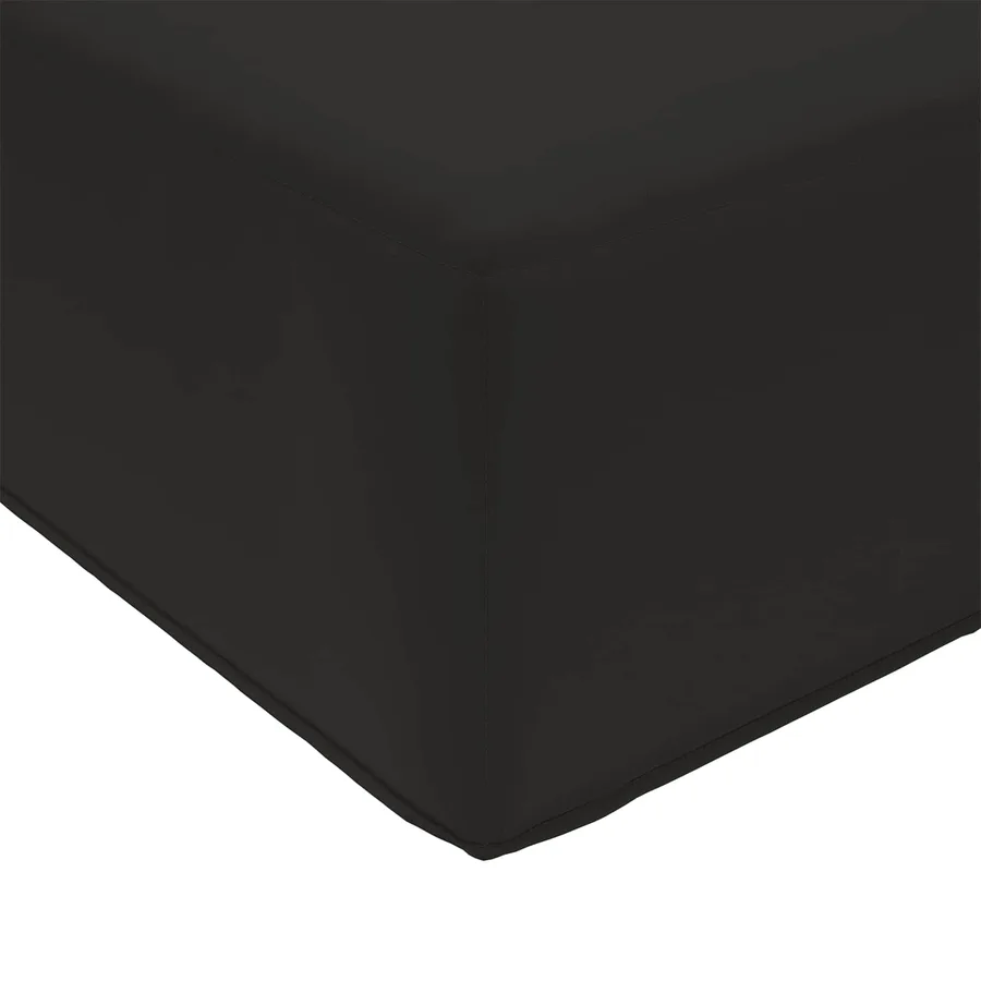 Coussin de canapé d'extérieur Noir 80 x 80 x 8 cm Polyester - 6