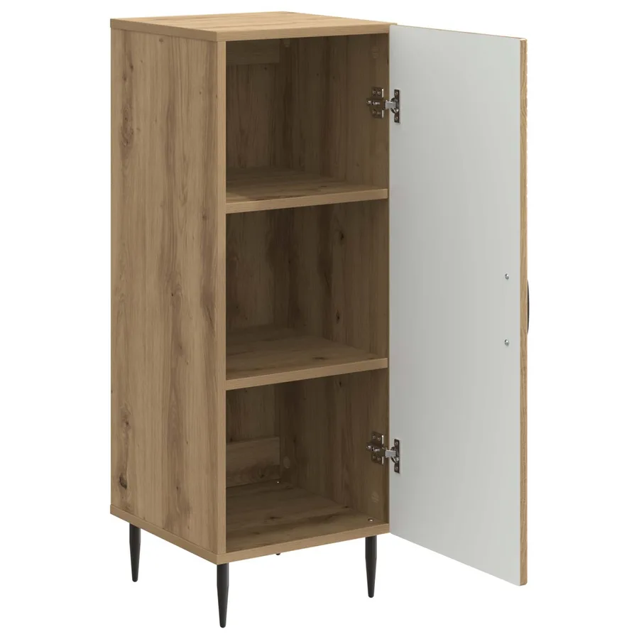 Buffet Chêne artisanal 33 x 34,5 x 89,5 cm Bois d'ingénierie - 5