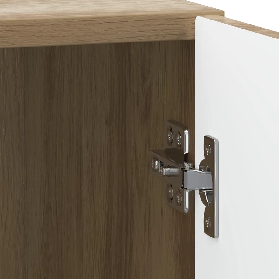Cabinet de chevet 2 pc Chêne artisanal 43 x 34,5 x 50 cm - 11