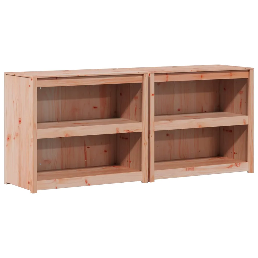 Meuble de cuisine d'extérieur MEPPEL 2 pcs Douglas Naturel - 2