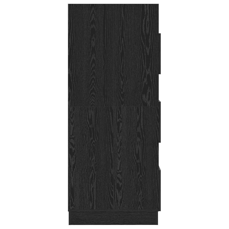 Armoire à Laver Chêne noir 50 x 68 x 162 cm Bois d'ingénierie - 9