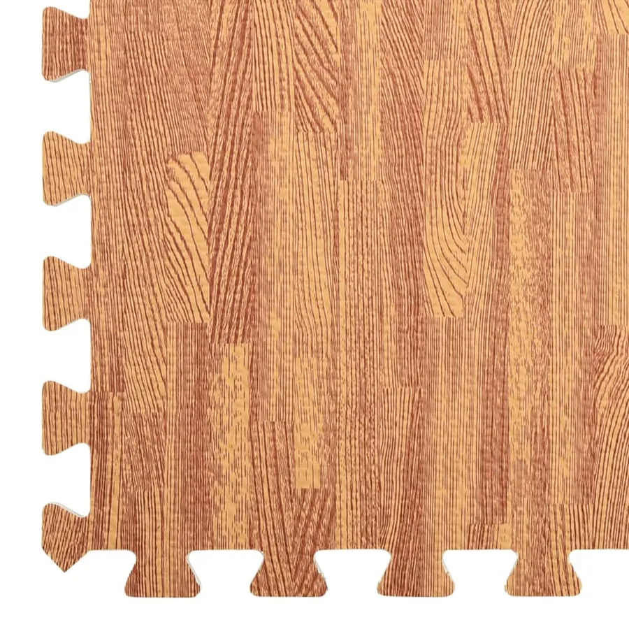 Tapis de sol de piscine 6 pcs bois 4,32 ㎡ Mousse EVA - 7