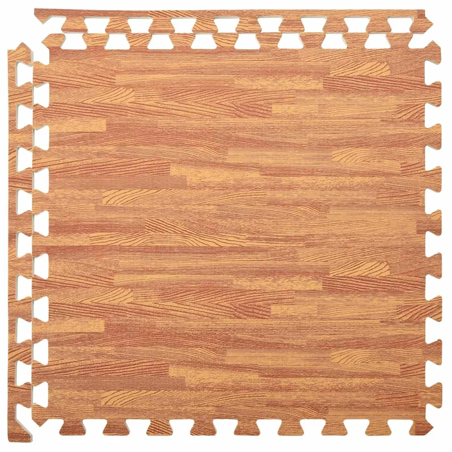 Tapis de sol de piscine 6 pcs bois 4,32 ㎡ Mousse EVA - 8