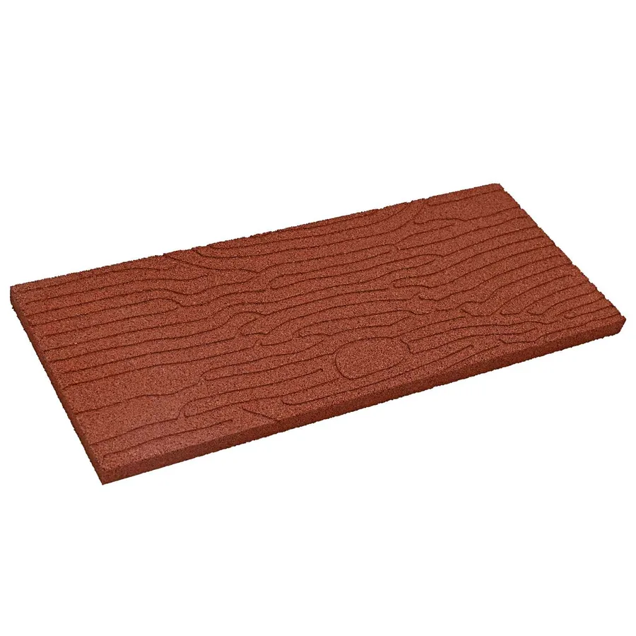 Pierre de marchage 6 pcs Rouge 60,5 x 25 x 2 cm Caoutchouc - 4