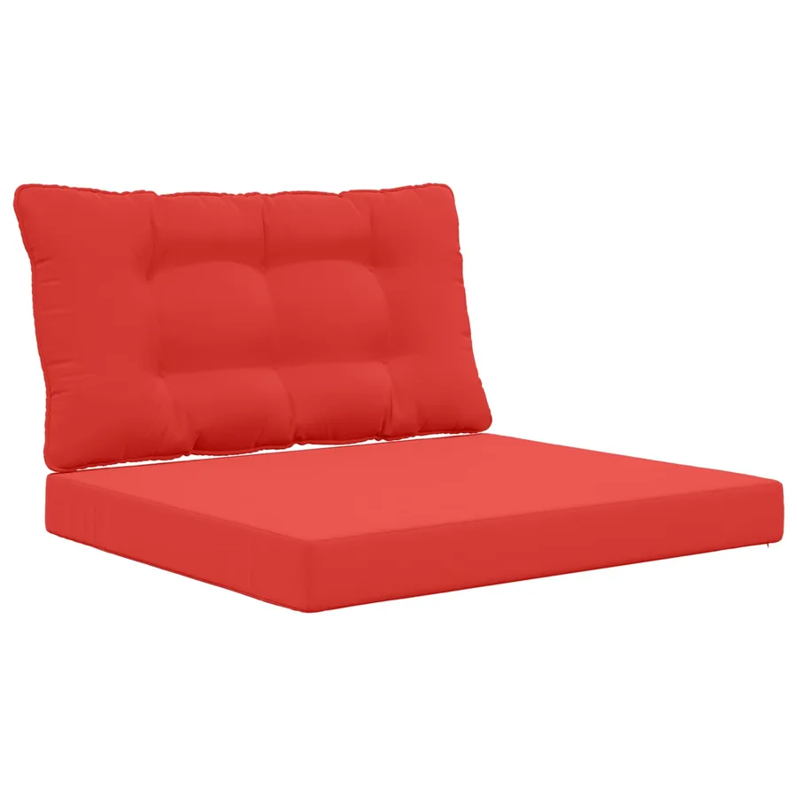 Coussin de canapé d'extérieur Polyester Rouge 80 x 68,5 x 8 cm - 2