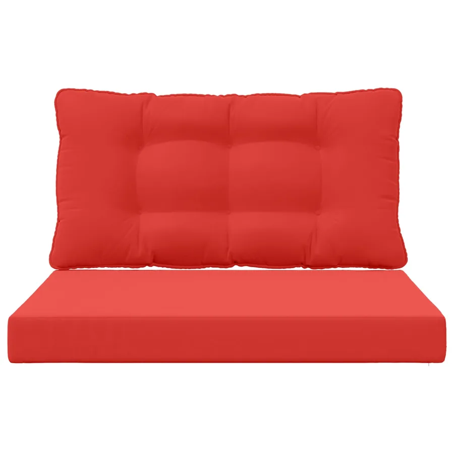 Coussin de canapé d'extérieur Polyester Rouge 80 x 68,5 x 8 cm - 6