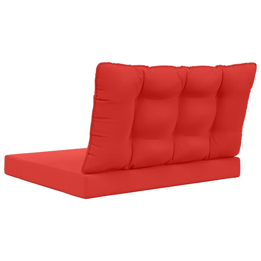 Coussin de canapé d'extérieur Polyester Rouge 80 x 68,5 x 8 cm - 7