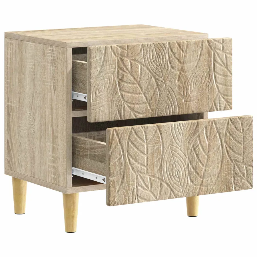 Table de chevet 2 pcs Chêne Sonoma 43 x 34,5 x 48 cm - 5