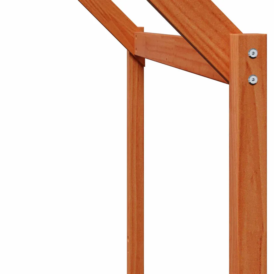 Cadre de lit mezzanine Brun Ciré 90 x 190 cm Pin massif - 9