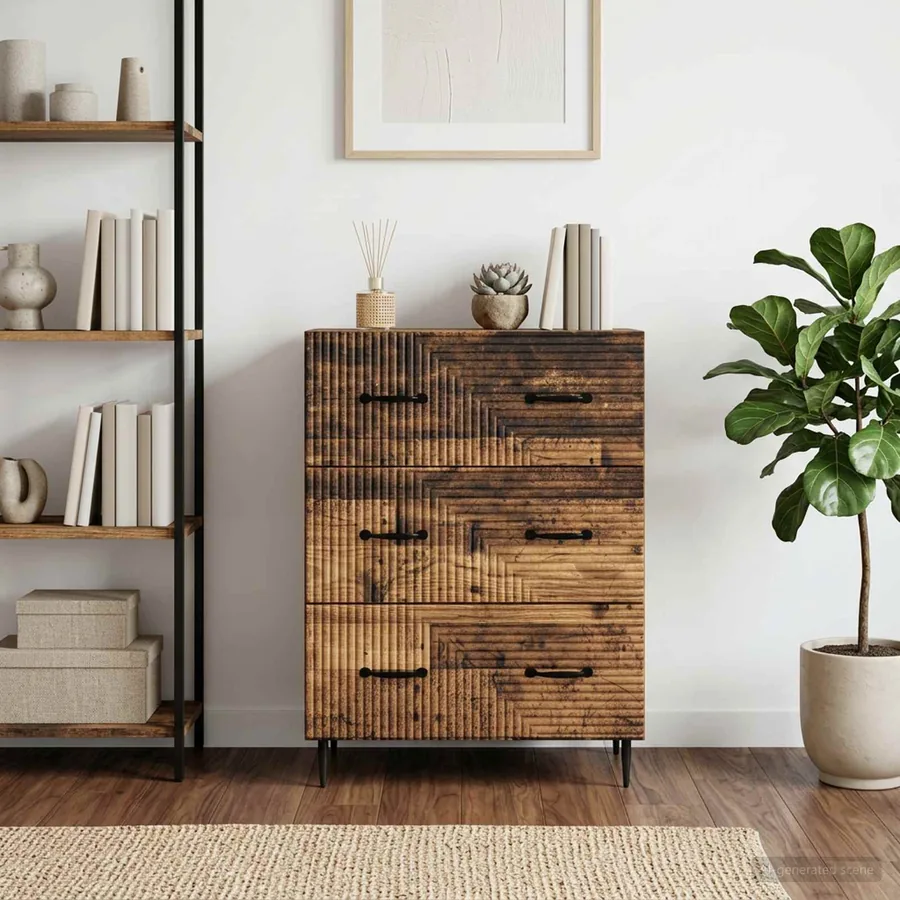 Armoire à tiroirs Bois ancien 66 x 34,5 x 89,5 cm