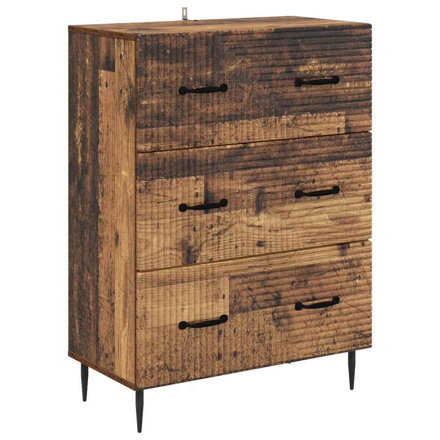 Armoire à tiroirs Bois ancien 66 x 34,5 x 89,5 cm - 2