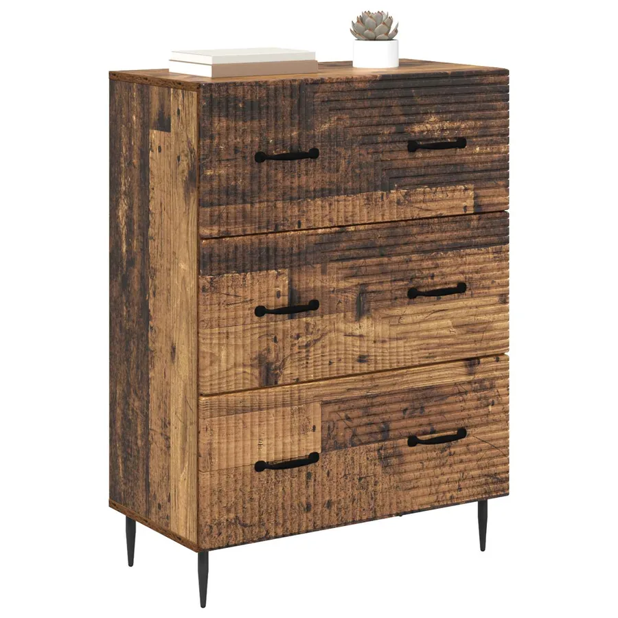 Armoire à tiroirs Bois ancien 66 x 34,5 x 89,5 cm - 3