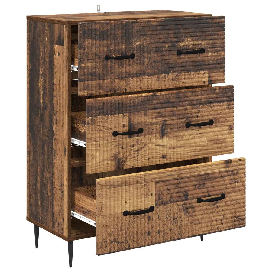 Armoire à tiroirs Bois ancien 66 x 34,5 x 89,5 cm - 5