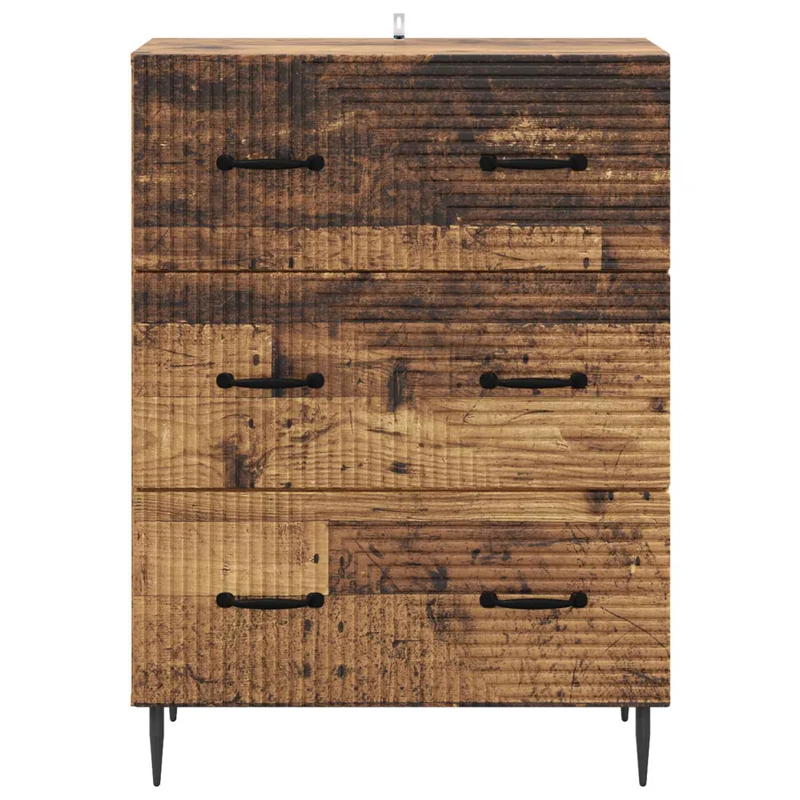 Armoire à tiroirs Bois ancien 66 x 34,5 x 89,5 cm - 6