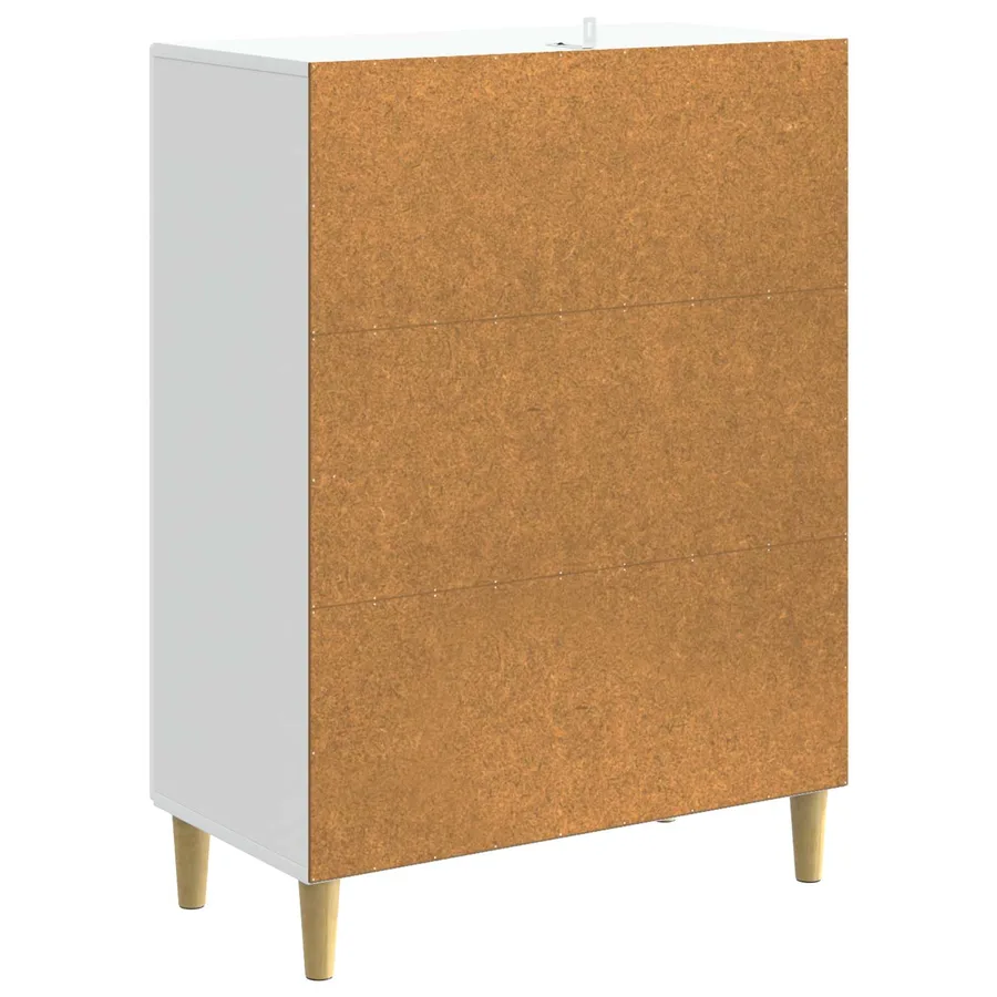 Buffet Blanc 66 x 34,5 x 90 cm Bois d'ingénierie - 7