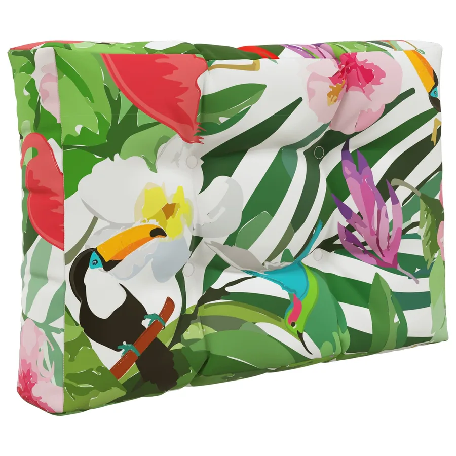 Coussin de canapé d'extérieur 2 pcs coloré Polyester - 5
