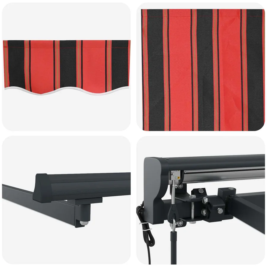Auvent rétractable électrique 3,5 x 2 m - 9