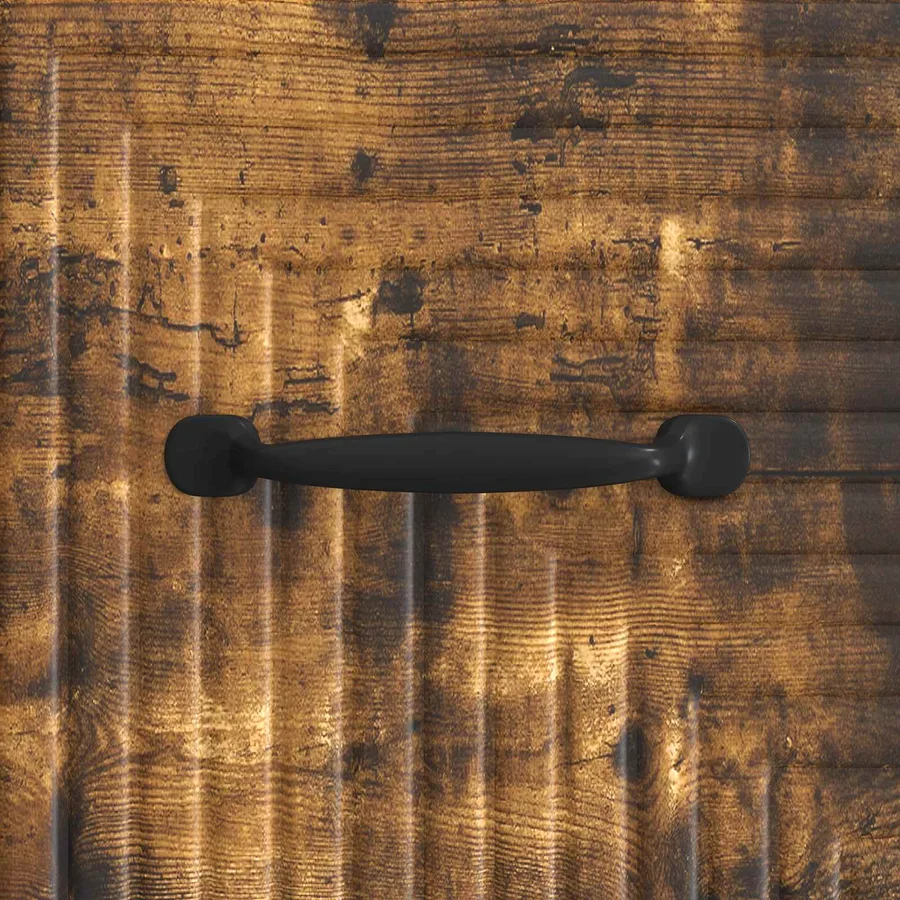 Meuble TV Chêne fumé 102 x 34,5 x 50 cm Bois d'ingénierie - 8