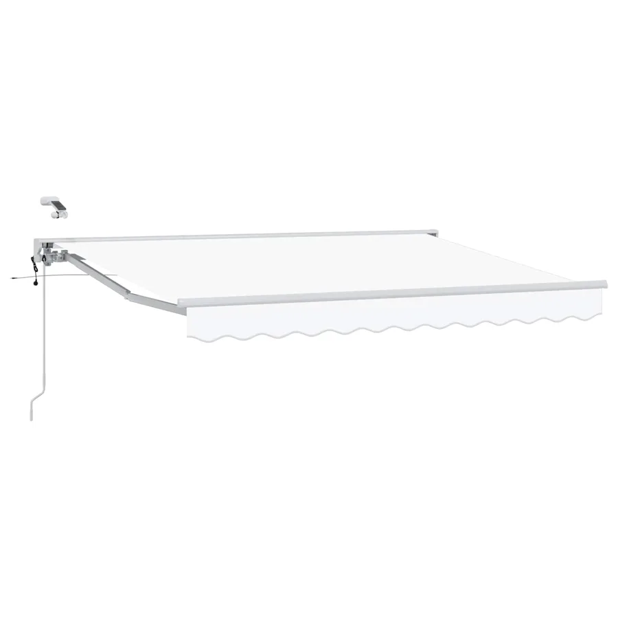 Auvent rétractable électrique Blanc 3,5 x 2,5 m - 2