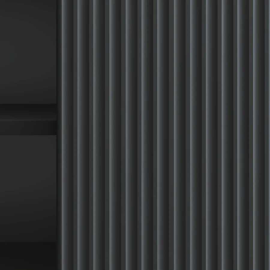 Meuble TV Noir 102 x 34,5 x 50 cm Bois d'ingénierie - 10