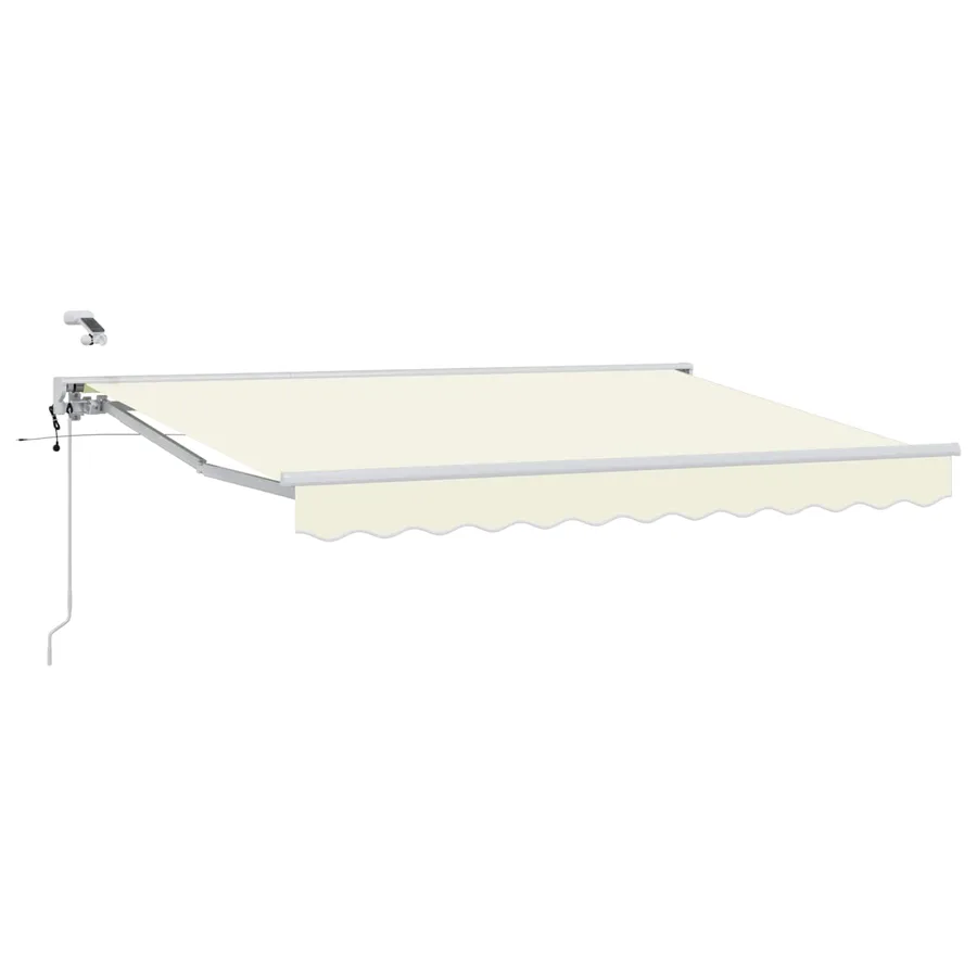 Auvent rétractable électrique Crème et Blanc 3,5 x 2 m - 2