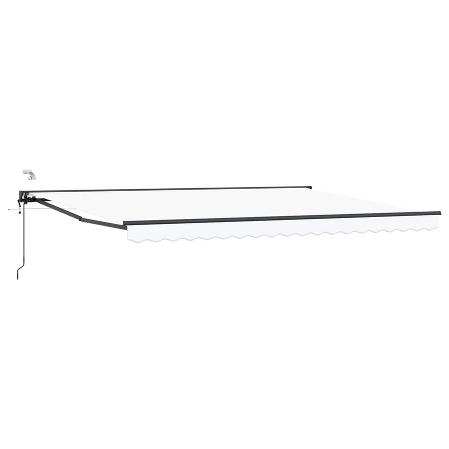 Auvent rétractable électrique Blanc 4 × 3 m - 2
