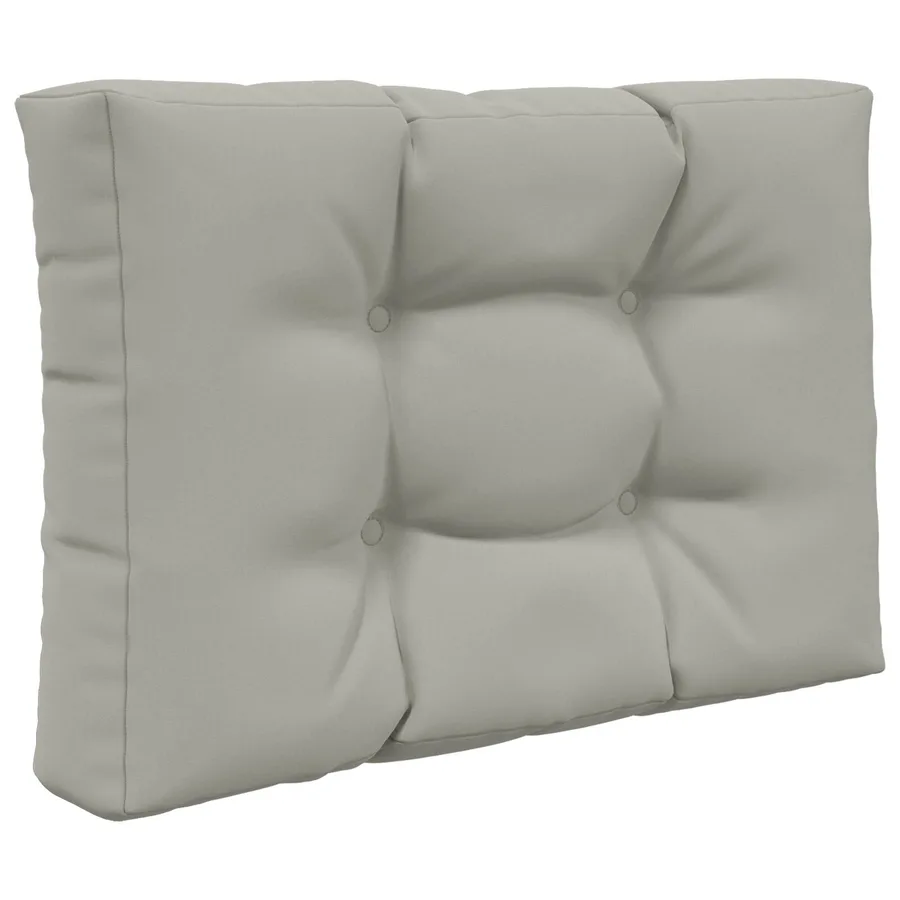 Coussin de canapé d'extérieur 2 pcs Gris Polyester - 5