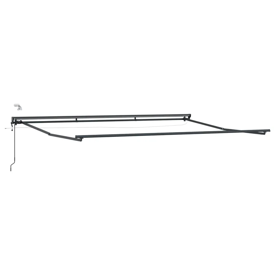 Auvent rétractable électrique Bleu, Blanc, Anthracite 4 × 3 m - 4