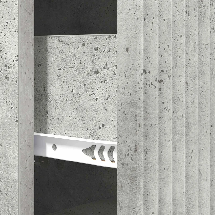 Armoire à tiroirs Gris béton 33 x 34,5 x 89,5 cm - 10