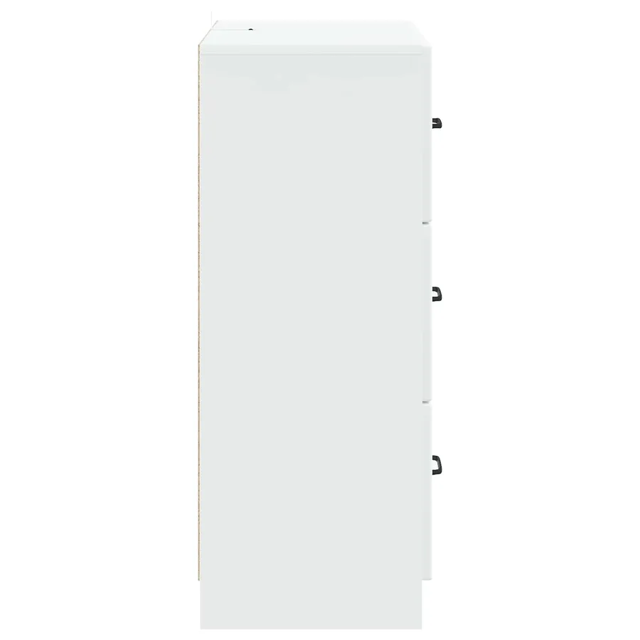 Armoire à tiroirs Blanc 66 x 34,5 x 87 cm Bois d'ingénierie - 7
