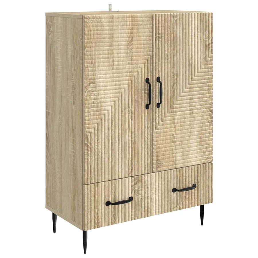 Buffet Chêne Sonoma 66 x 34,5 x 95 cm Bois d'ingénierie - 2