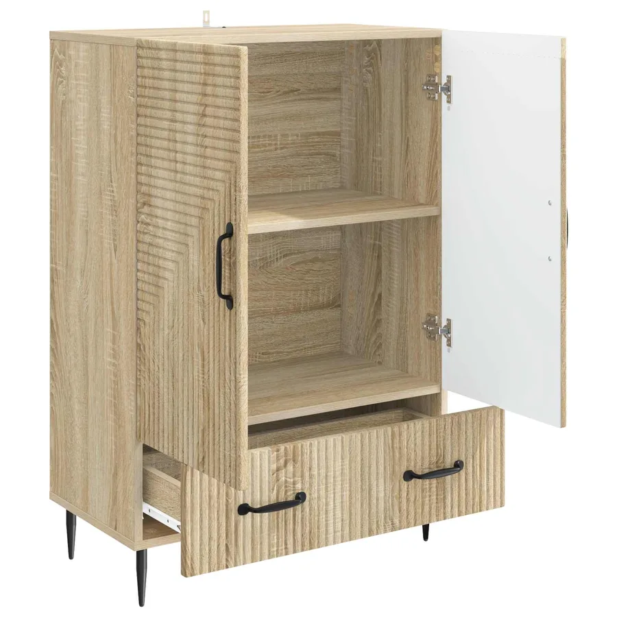 Buffet Chêne Sonoma 66 x 34,5 x 95 cm Bois d'ingénierie - 4