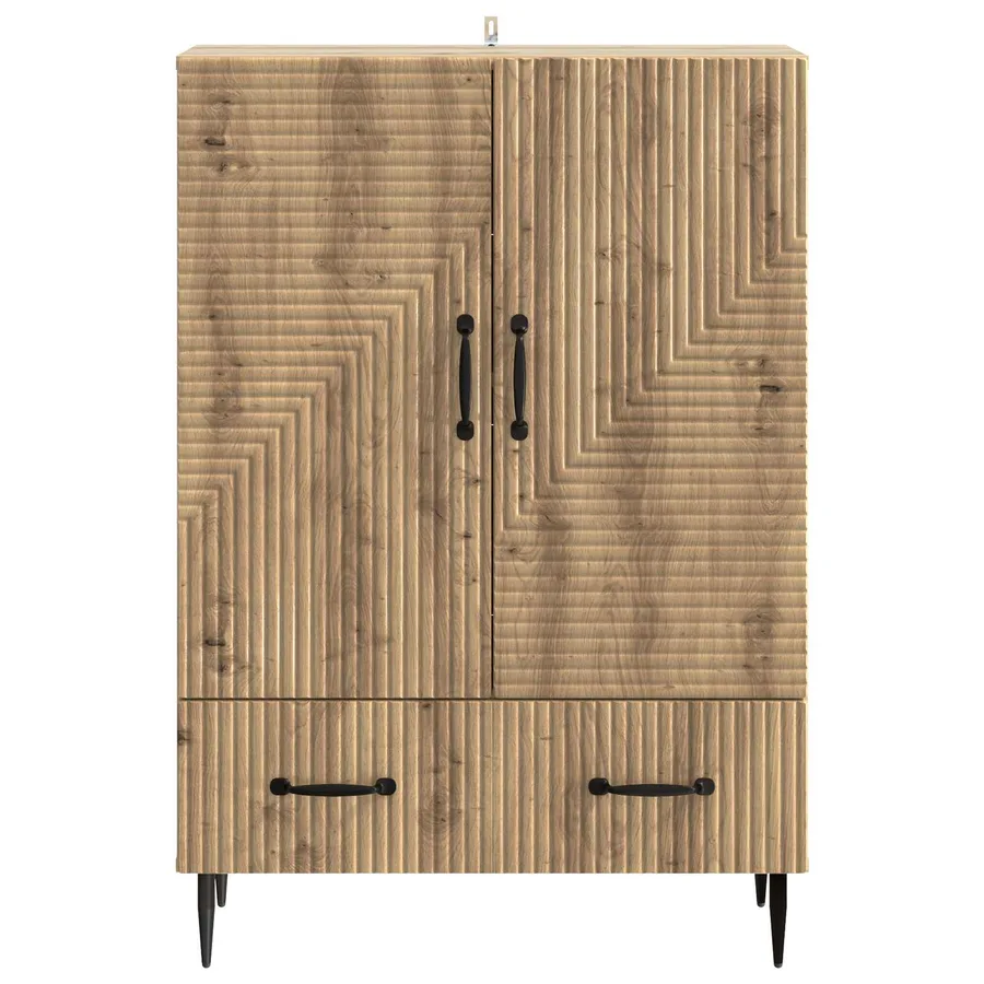 Buffet Chêne artisanal 66 x 34,5 x 95 cm Bois d'ingénierie - 5