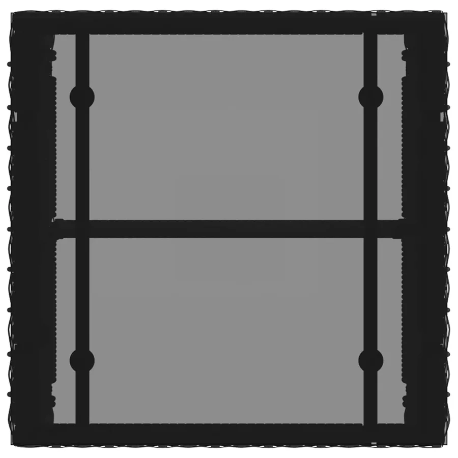 Ensemble de meubles d'extérieur 11 pcs Noir et turquoise - 8