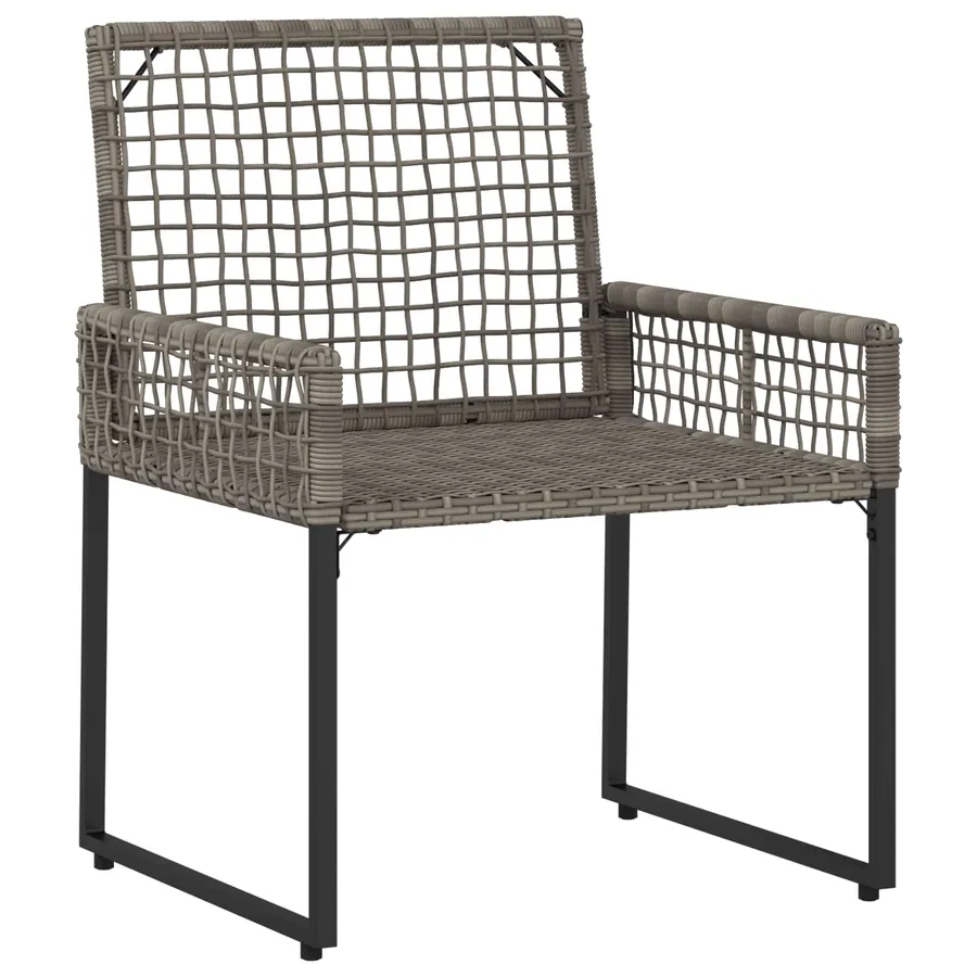 Ensemble de meubles d'extérieur 3 pcs Gris et marine - 5