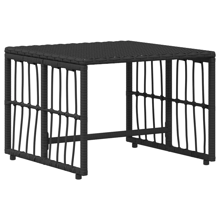 Ensemble de meubles d'extérieur 5 pcs Noir et Gris foncé - 9
