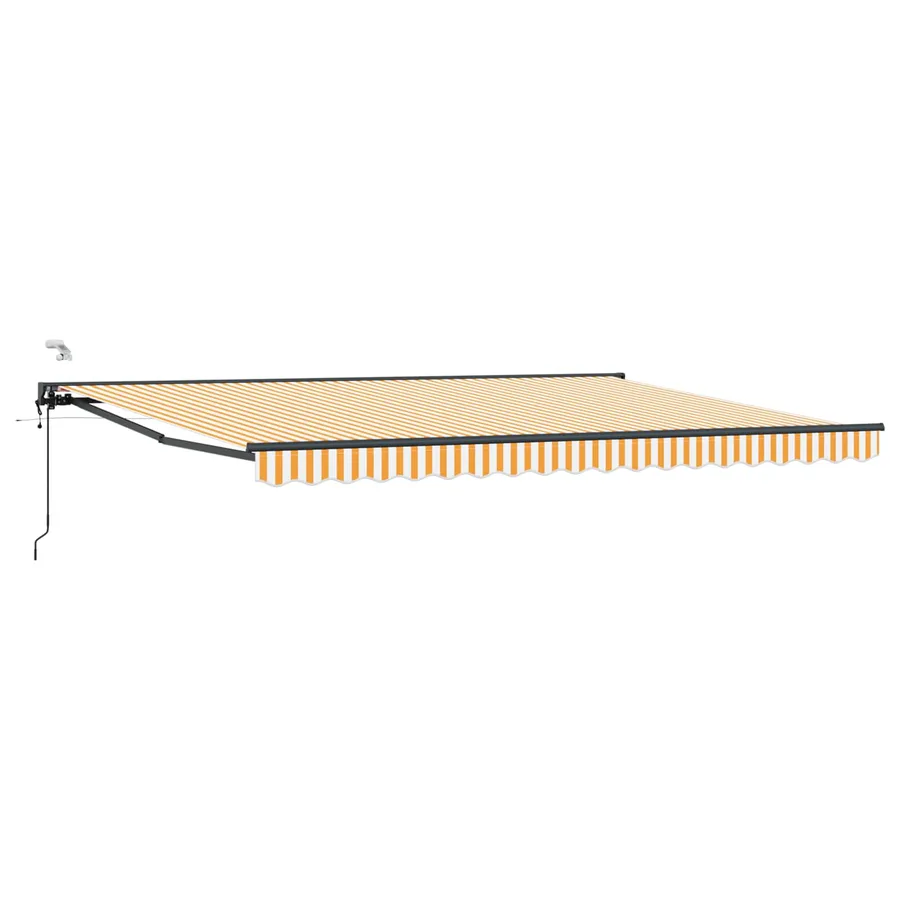 Auvent rétractable électrique Jaune, Blanc, Anthracite 5 x 3 m - 2