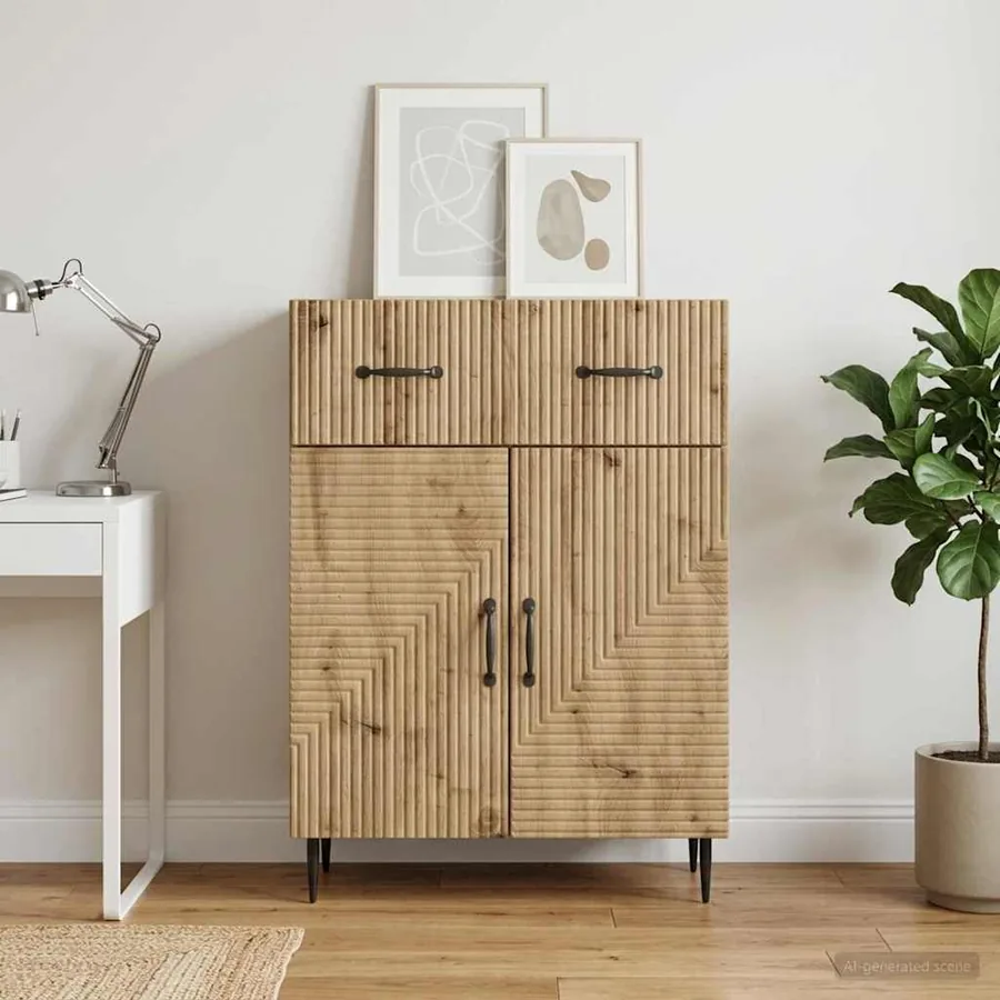 Buffet Chêne artisanal 66 x 34,5 x 89,5 cm Bois d'ingénierie