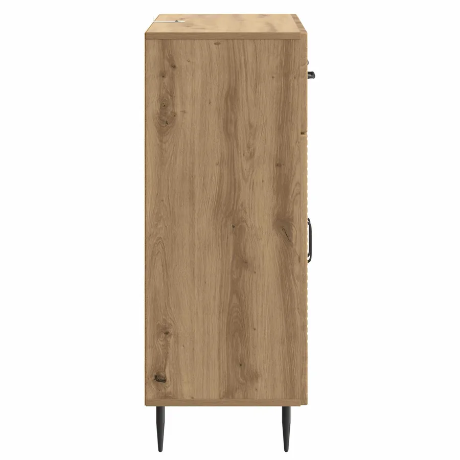 Buffet Chêne artisanal 66 x 34,5 x 89,5 cm Bois d'ingénierie - 7