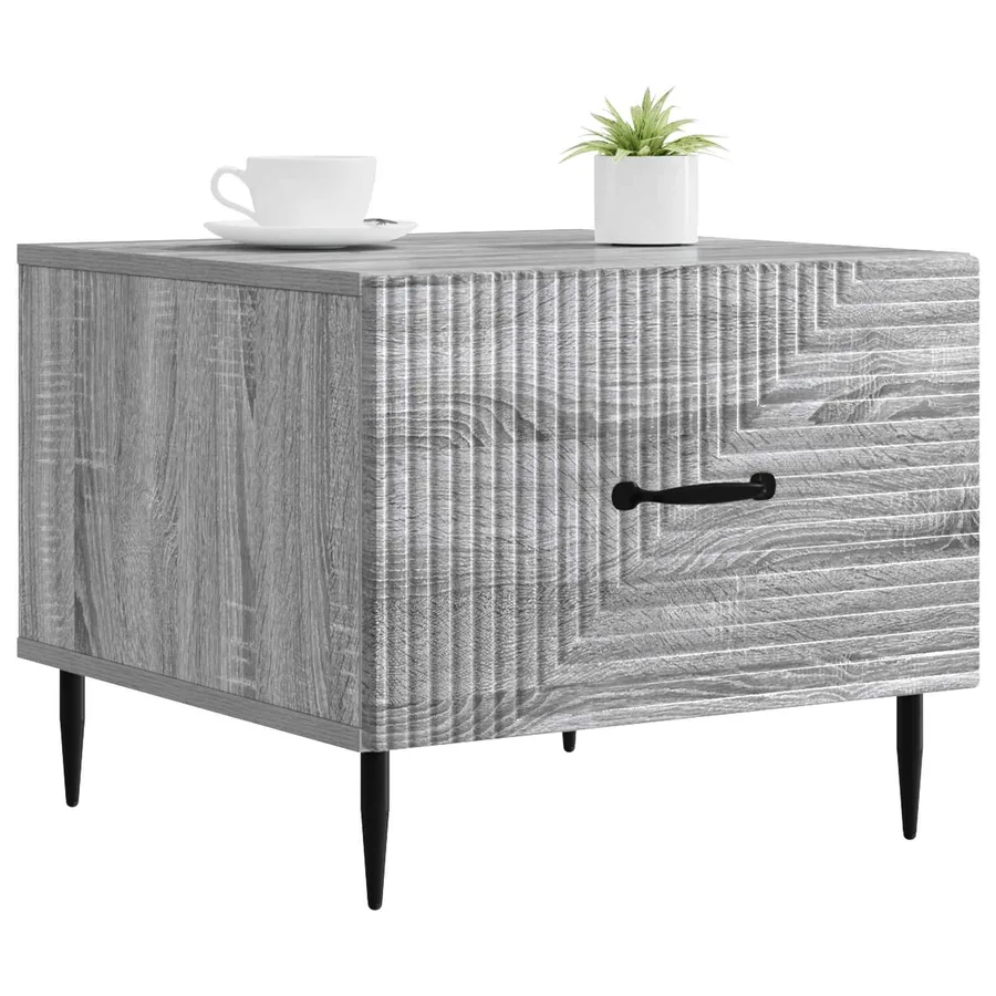 Table basse Sonoma gris 49 x 50 x 40 cm Bois d'ingénierie - 3