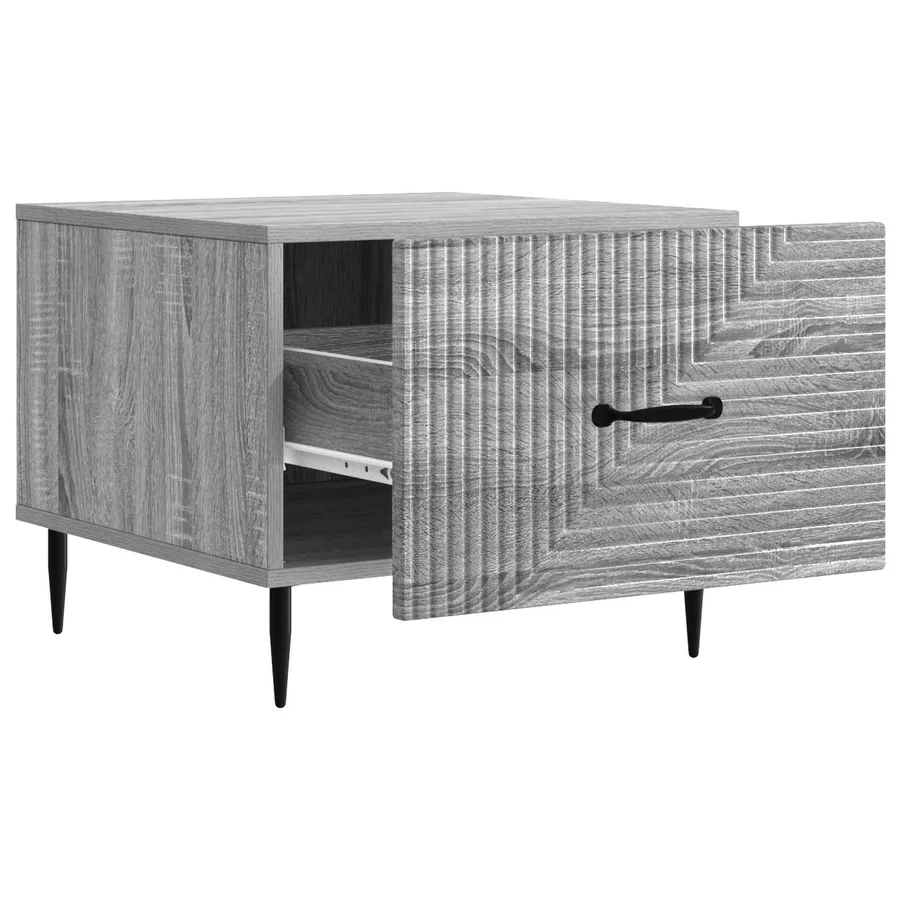 Table basse Sonoma gris 49 x 50 x 40 cm Bois d'ingénierie - 4