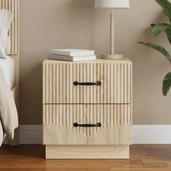 Cabinet de chevet avec tiroir Chêne Sonoma 43 x 34,5 x 44,5 cm