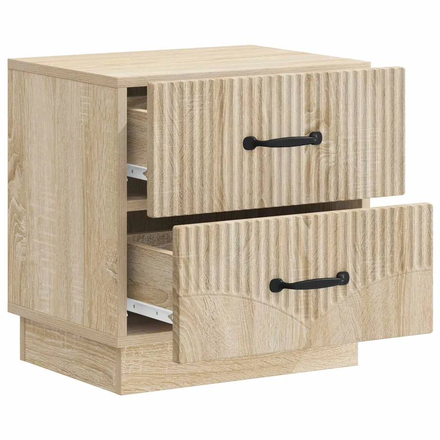 Cabinet de chevet avec tiroir Chêne Sonoma 43 x 34,5 x 44,5 cm - 4