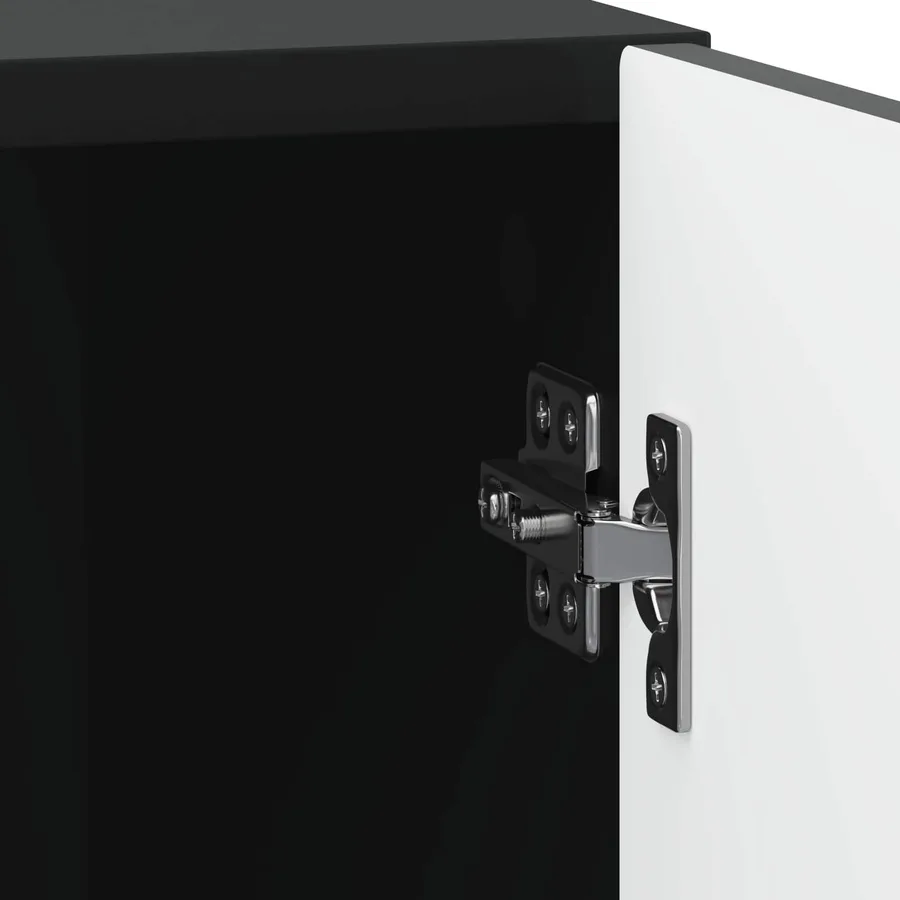 Cabinet de chevet 2 pcs Noir 43 x 34,5 x 50 cm - 11