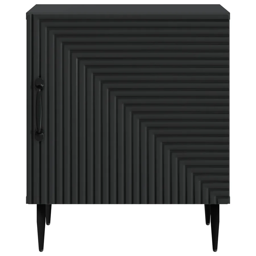 Cabinet de chevet 2 pcs Noir 43 x 34,5 x 50 cm - 7
