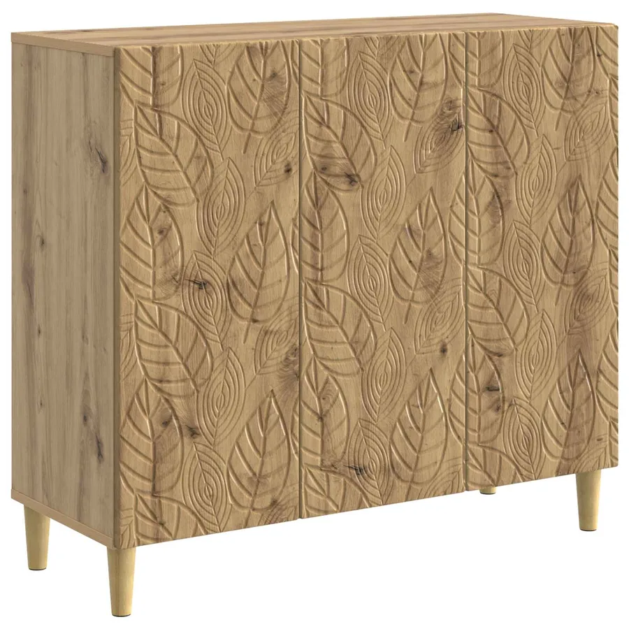 Buffet Chêne artisanal 89 x 34,5 x 80 cm Bois d'ingénierie - 2